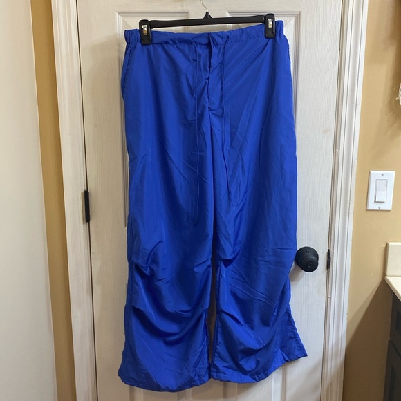 Raver Wide Leg Wind Parachute Pants - Picture 2 of 7